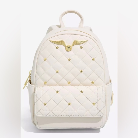 Loungefly Handbags - Loungefly Harry Potter Golden Snitch Quilted Mini Backpack